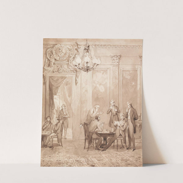 The Life of a Nobleman: Scene the Fifth - The Gambling House by Henry Dawe