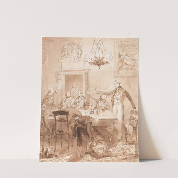 The Life of a Nobleman: Scene the Second - The First Party by Henry Dawe
