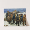 The Lifeboat is Taken through the Dunes by Michael Ancher