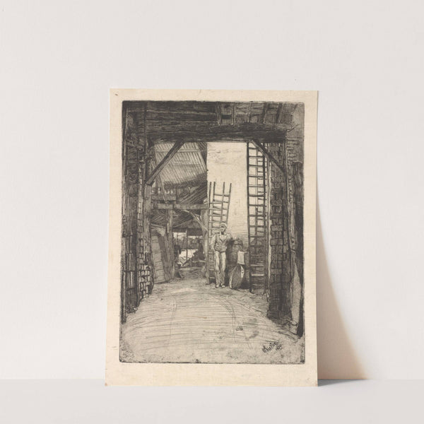 The Lime-Burner (1859) by James Abbott McNeill Whistler