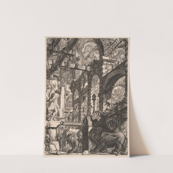 The Lion Bas-Reliefs by Giovanni Battista Piranesi
