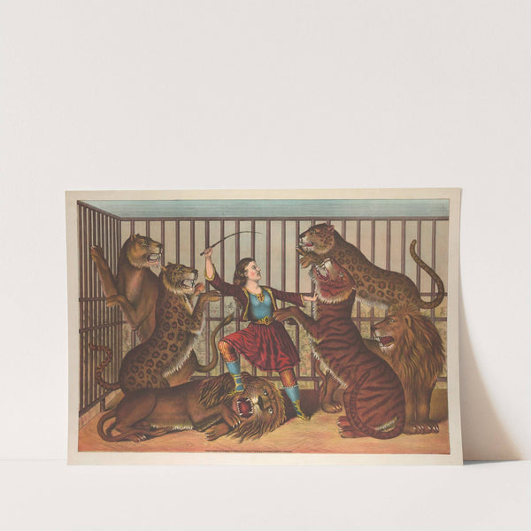 The lion queen (1874) by Gibson & Co. Lith
