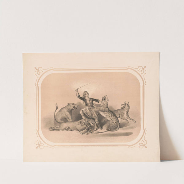 The lion queen (1872) by Gibson &amp; Co. Lith