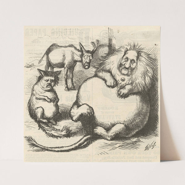 The lion’s share (1871) by Thomas Nast