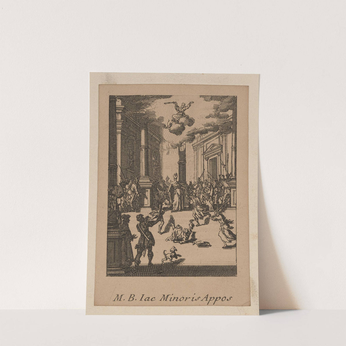 The Little Apostles or The martyrdom of the Apostles – St. James the Less by Jacques Callot