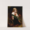 The Little Flower Gatherer by Etienne Adolphe Piot