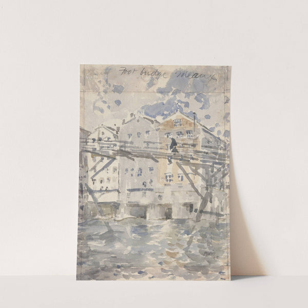 The little Footbridge, Meaux by John Marin