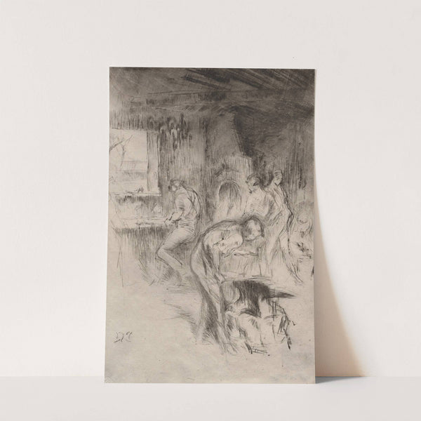 The Little Forge (1875) by James Abbott McNeill Whistler