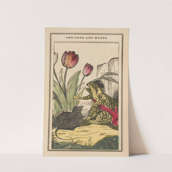 The little frog and pretty mouse Pl.5 by John B. Keller