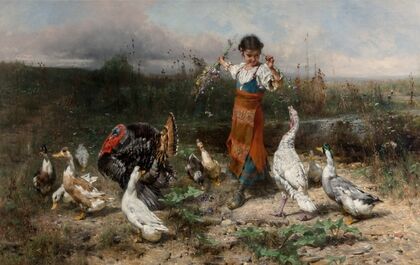 The little goose girl