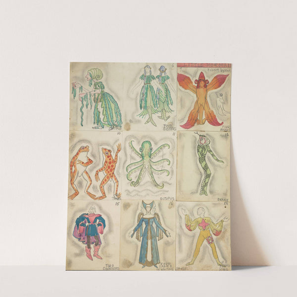 The Little Mermaid: Witch, Four Sisters, Four Fishes, Toads&#8230;. (1934-1943) by Robert Byrne