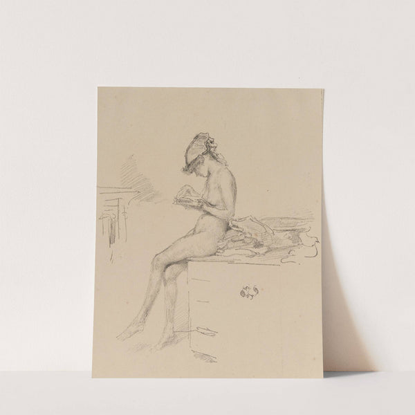 The Little Nude Model, Reading (1889-1890) by James Abbott McNeill Whistler