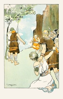 The little sprig of mistletoe pierced the heart of Balder (1901)