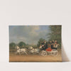 The London-Faringdon Coach passing Buckland House, Berkshire by James Pollard