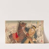 The Lone Cavalryman Lieutenant Colonel Fukushima on His Expedition; Actor Fujisawa Asajirô as Lieutenant Colonel Fukushima (1893) by Utagawa Kunimasa IV