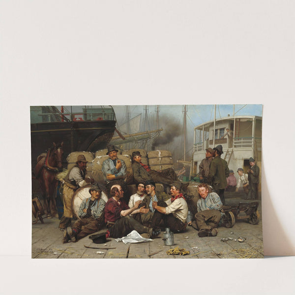 The Longshoremen&#039;s Noon by John George Brown