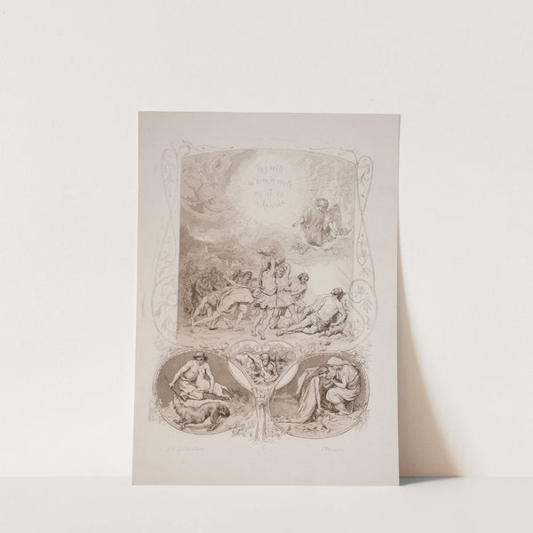 The Lord’s Prayer Pl.08 (1863) by Lorenz Frølich