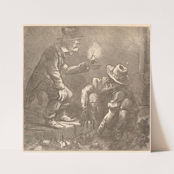 The lost cause (1868) by Thomas Nast