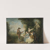 The Love Lesson by Jean-Antoine Watteau