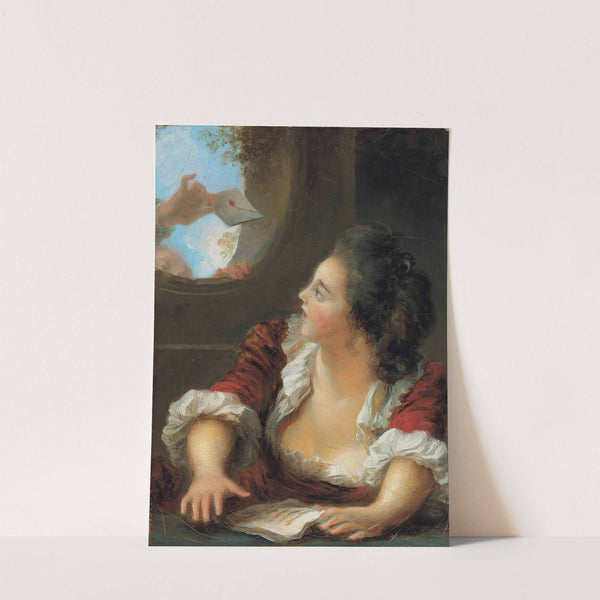 The Love Letter by Jean-Honoré Fragonard