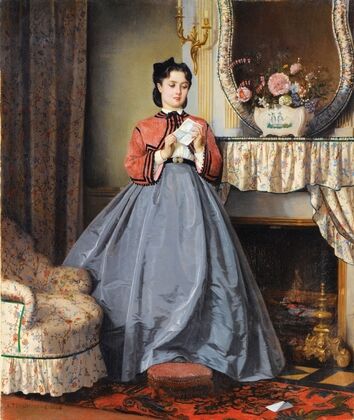 The Love Letter (1863) — size preview