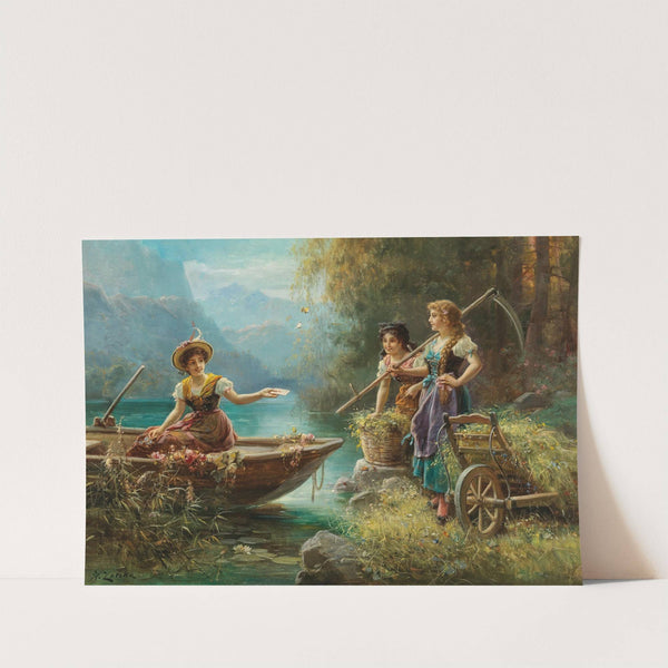 The Love Message by Hans Zatzka