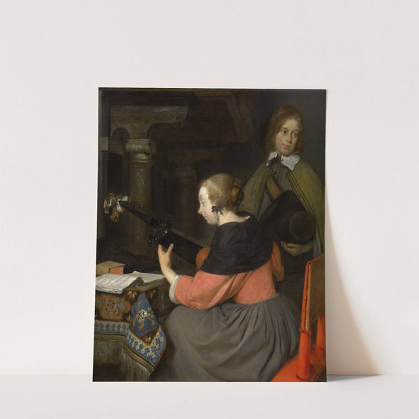 The Lute Player by Gerard ter Borch