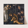 The Madness of Sir Tristram by Sir Edward Coley Burne-Jones