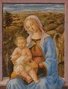 The Madonna And Child Seated On A Window Ledge, A Landscape Beyond