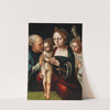 The Madonna and Child, with Saint Eligius and an Angel by The Master of the Parrot