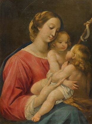 The Madonna And Child With The Infant Saint John The Baptist