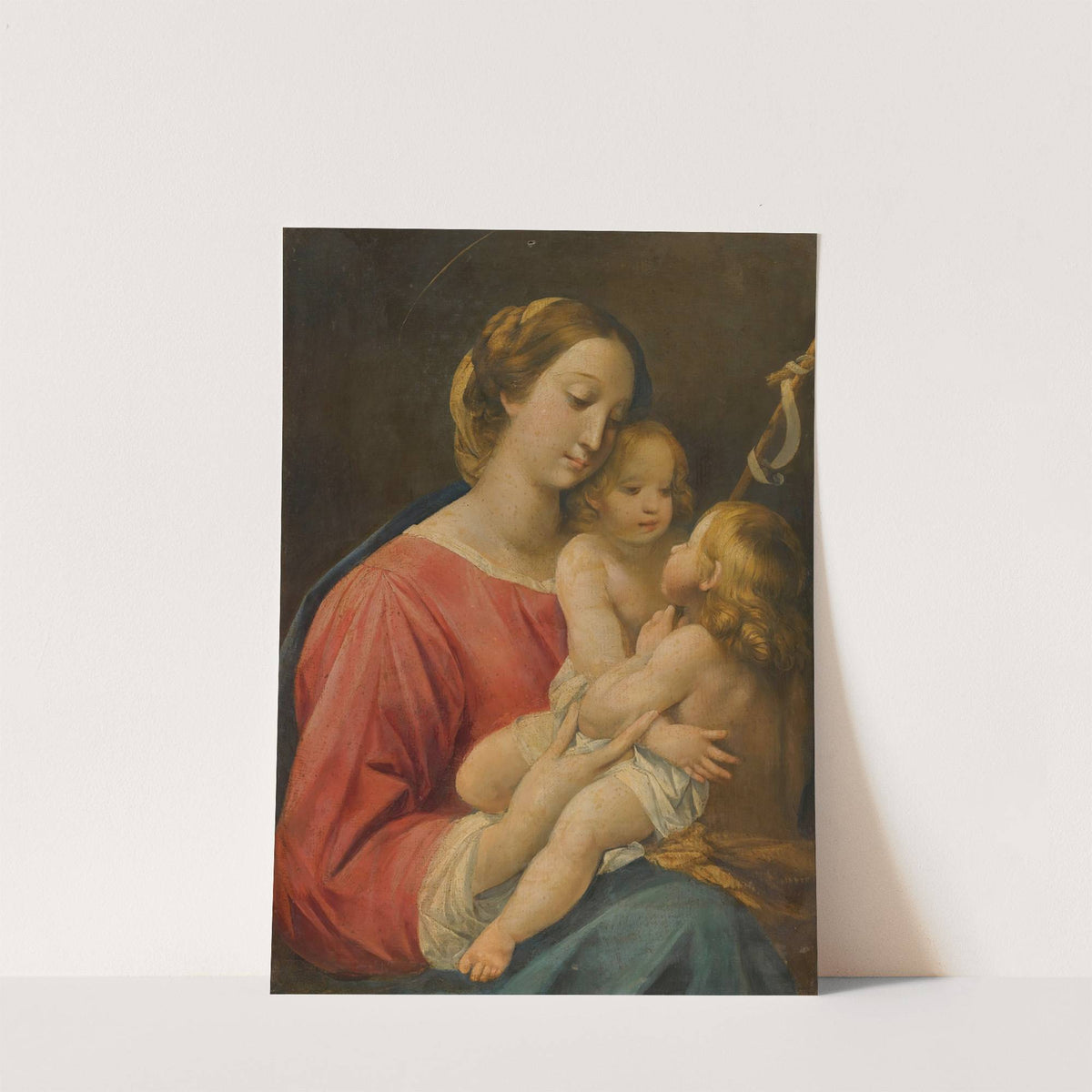 The Madonna And Child With The Infant Saint John The Baptist by Giuseppe Cesari