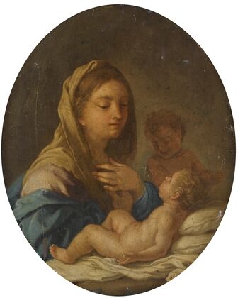 The Madonna And Child With The Infant Saint John The Baptist