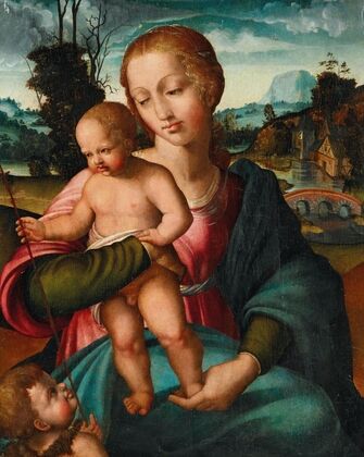 The Madonna and Child, with the Infant Saint John the Baptist