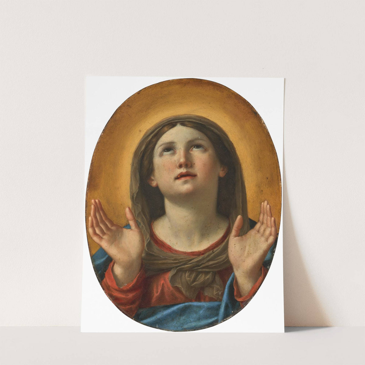 The Madonna at Prayer by Francesco Albani