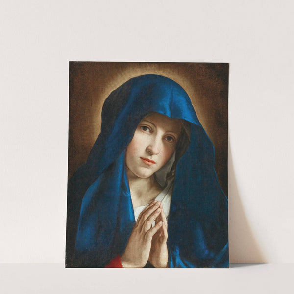 The Madonna at Prayer by Workshop of Giovanni Battista Salvi