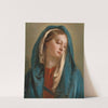 The Madonna Facing Front And Wearing A Blue Cloak by Giovanni Battista Tiepolo
