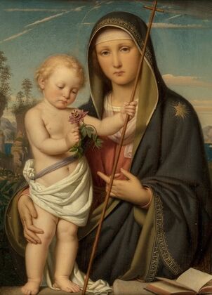 The Madonna of the Passion Flower (Ecce agnus Dei)