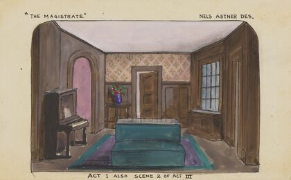 The Magistrate: Sketch no. 1, Act I Also Scene 2 of Act III (Domestic Interior) (1934-1943)