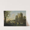 The Main Gate to Egmond Castle (1670 - 1698) by Gerrit Adriaensz. Berckheyde