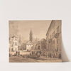 The Main Square in Andria (Bari) (1803–94) by Achille Vianelli