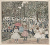 The Mall, Central Park (1900-1903)