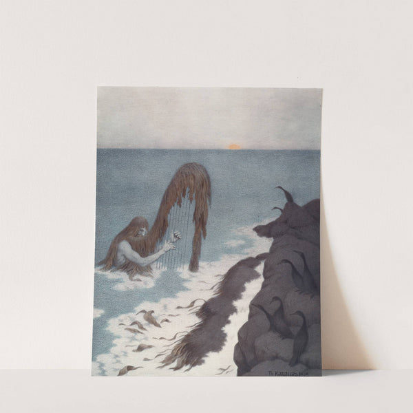 The man from the sea, Sea-man by Theodor Kittelsen