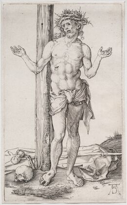 The Man of Sorrows Standing, with Hands Raised (c. 1500)