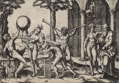 The Man with Two Trumpets, NGA 10133