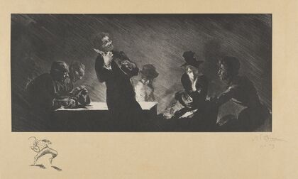 The Mandolin Player (Mandoliniste), from ‘L’Estampe Originale’ (1893)