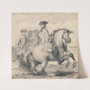 ‘The Manege-Gallop with the right leg’ engraved as plate 14 in ‘Twenty Five Actions of the Manage Horse…’ (1729) by John Vanderbank