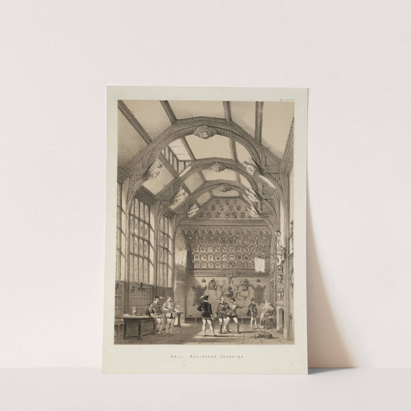 The mansions of England in the olden time; Hall, Adlington, Cheshire by Joseph Nash