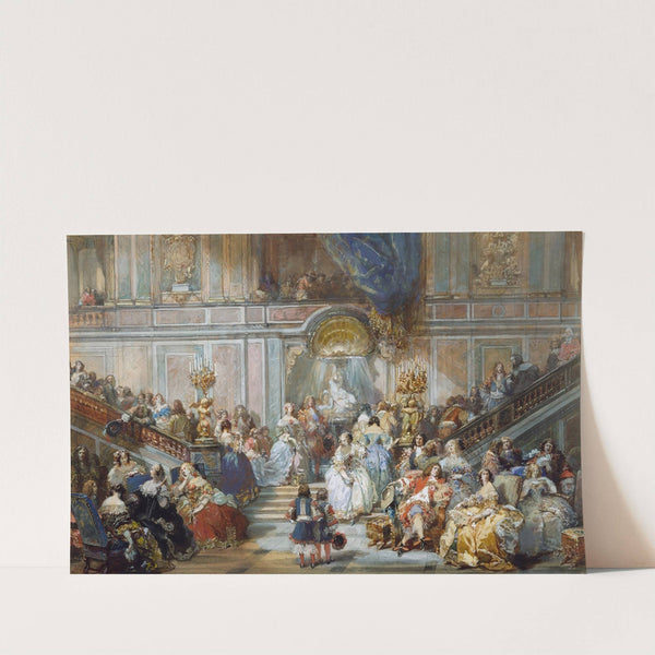 The Marble Staircase by Eugène Lami