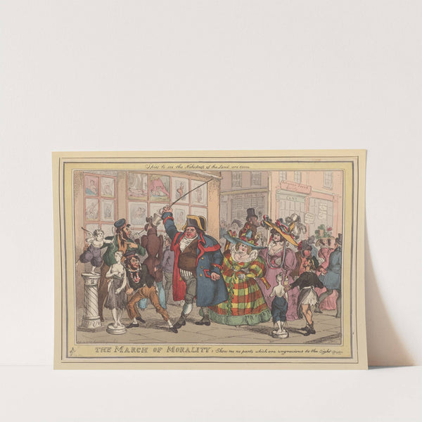 The march of morality (1827-1829) by William Heath